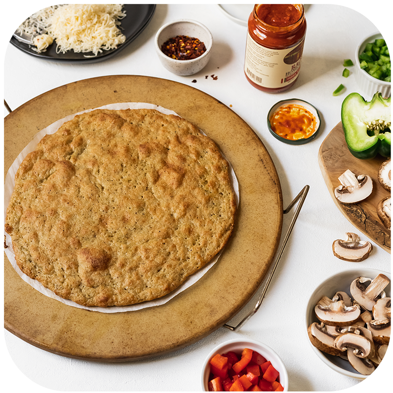 Perfect Paleo Pizza Crust Mix | Low Carb, High Protein | Grain & Gluten Free | Vegan-Friendly