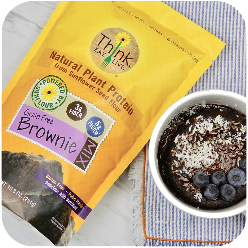 SunFlour Brownie & Chocolate Cake Mix | Low Carb, High Protein | Perfect for Keto, Paleo, Vegan | Gluten, Grain & Nut Free | Low Glycemic