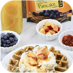 SunFlour Pancake & Waffle Mix | Low Carb, High Protein | Full of Fiber | Gluten & Nut Free | Low Glycemic