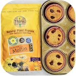 SunFlour Muffin Mix | Low Carb, High Protein | Full of Fiber | Gluten & Nut Free | Low Glycemic
